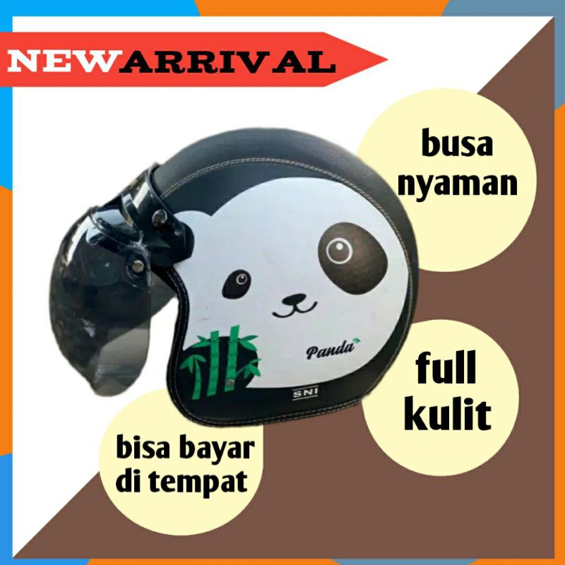 หมวกกันน็อค BOGO แบบเต็มคอ, ราคารวมแก้วและกระดานการ์ดแพ็คสําหรับผู้หญิง& 39;S RETRO LEATHER WOMEN& 3