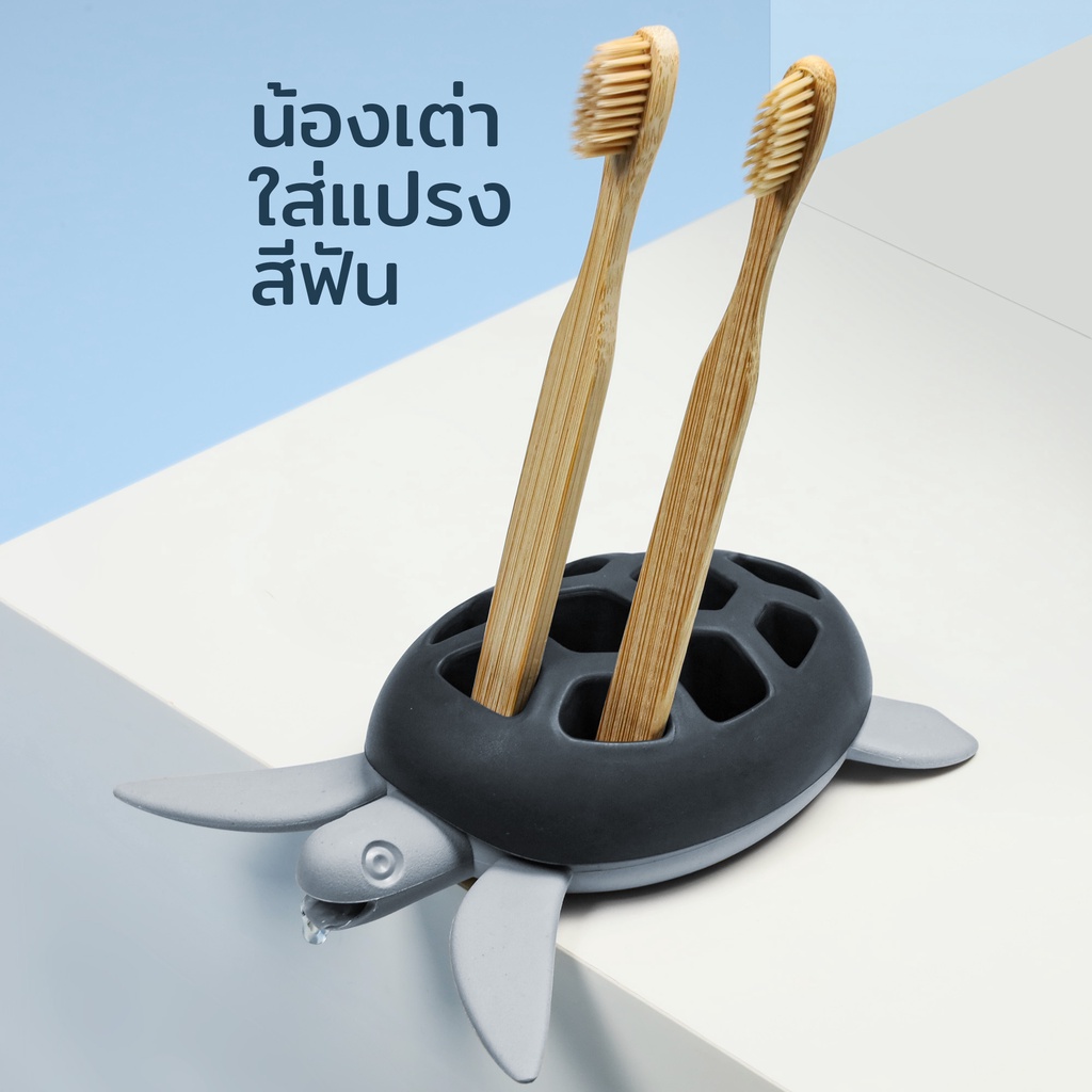 Save Turtle Holder ที่ใส่แปรงสีฟัน ดีไซน์ เต่า Qualy (ควอลี่)