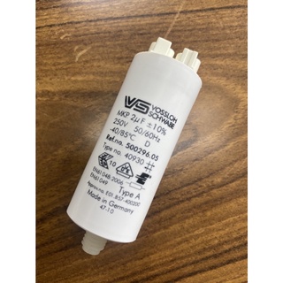 คาปาซิเตอร์ Capacitor Vossloh 2 microfd. Plastic Ref No. 500296