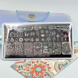 เพลตปั้มลาย เล็บ By Mamanailshop (Chinese style CL05)