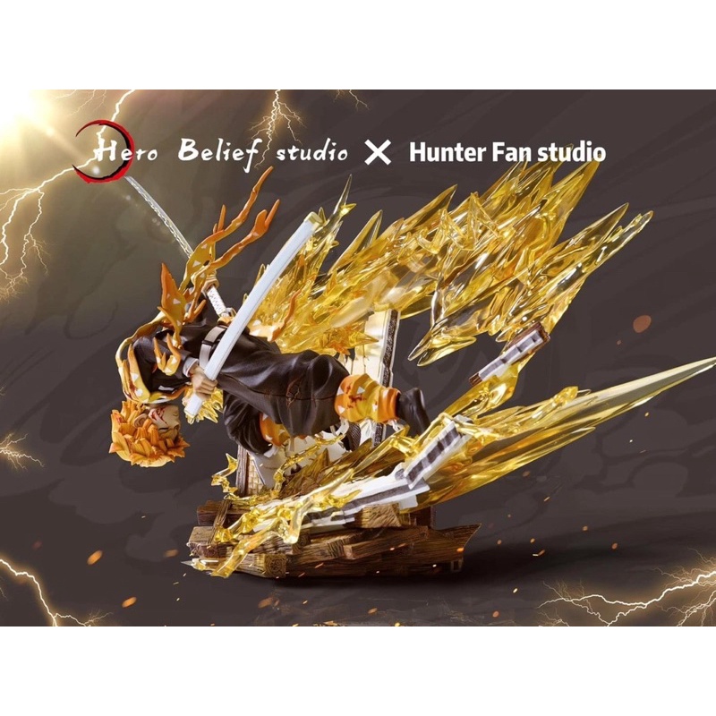 เรซิ่น Hero belief x Hunter fan studio zenitsu(เซนอิทสึ) version battle damage (เปื้อนเลือด)