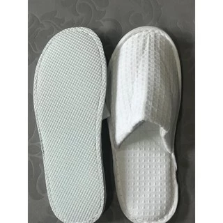 สลิปเปอร์ รองเท้าโรงแรม รองเท้าใส่ในบ้าน ผ้าวาฟเฟิล