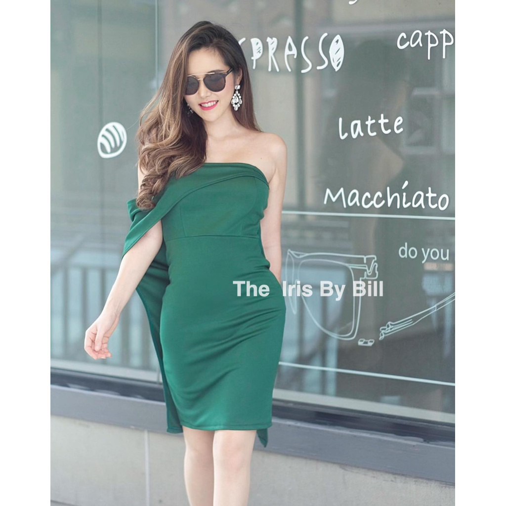 Dress ออกงาน งานเย็บระเอียดอย่างดี โชว์ด้านหลัง มี 4 สี