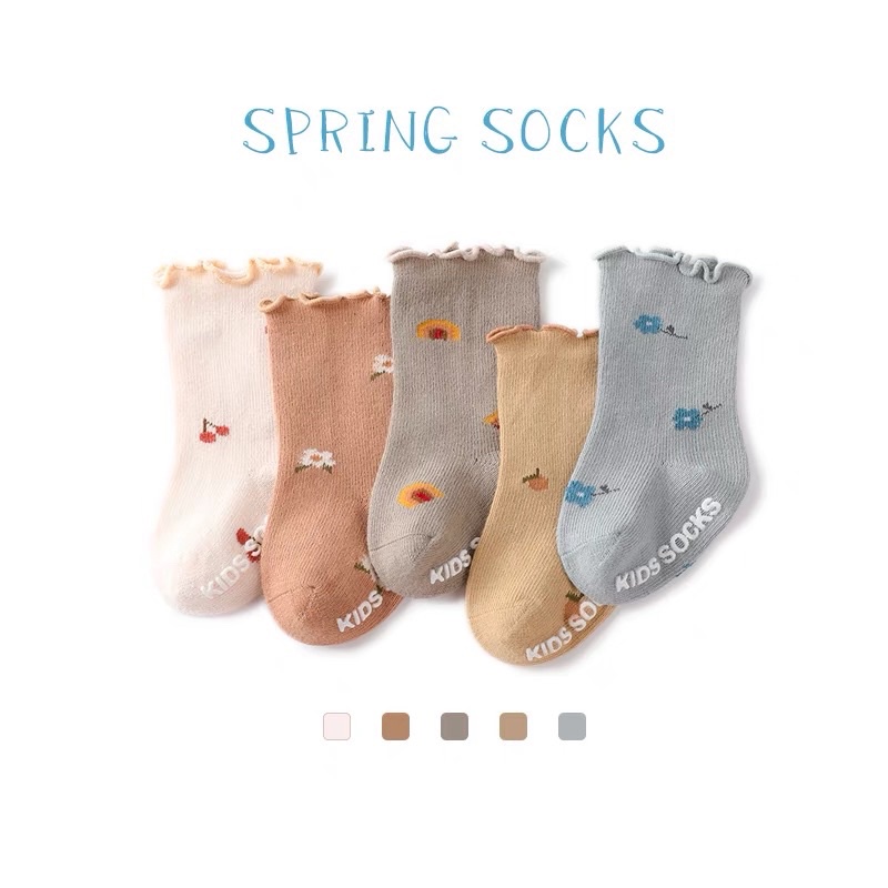 ถุงเท้าเด็กสไตล์มินิมอล🐻น่ารักๆ🐻🇹🇭พร้อมส่งในไทย - รูปที่ 3