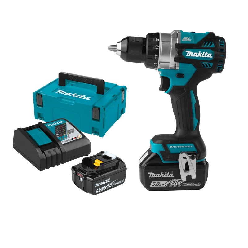 [คอมโบเซ็ต] MAKITA DDF486RTJ : สว่านเจาะไร้สาย 18V