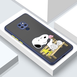 เคสโทรศัพท์มือถือ ลายการ์ตูน Snoopy น่ารัก สําหรับ Huawei Mate 30 20 Pro For Soft Case Phone Casing Camera Lens Protector Full Cover simple Silicone Cases mobile covers