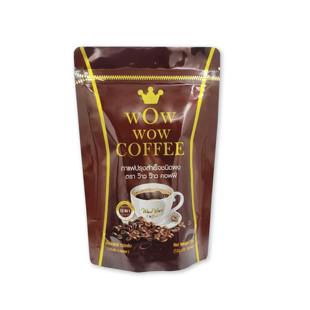 กาแฟ ลดน้ำหนัก ว้าว ว้าว คอฟฟี่ Wow Wow Coffee (10 ซอง)