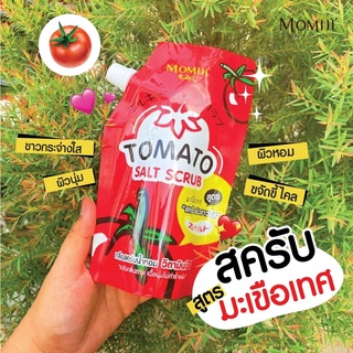 Momiji เกลือสครับน้ำหอมแบบซอง สูตรมะเขือเทศ 350กรัม