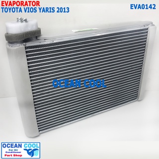 คอยล์เย็น โตโยต้า วีออส , ยาริส 2013 - 2017 EVA0142  Evaporator For Toyota Vios , Yaris  รุ่น3 ตู้แอร์