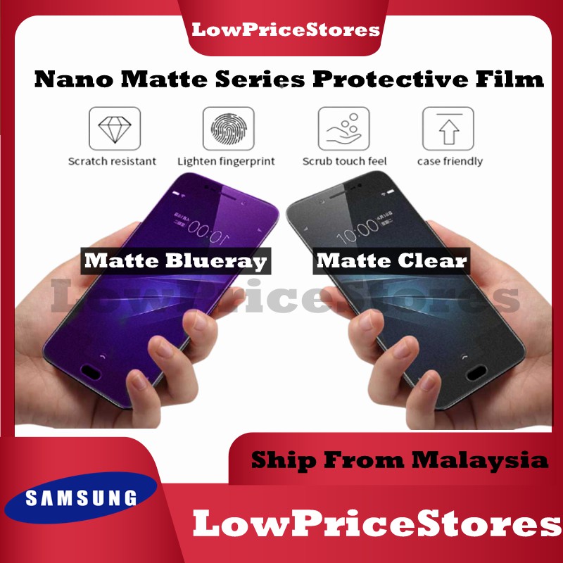 [Nano] Samsung Galaxy A80/ A8 (2015/2016/2018)/ A8s/ A8+ (2018)/ A8 Star Matte Series ตัวป้องกันหน้า