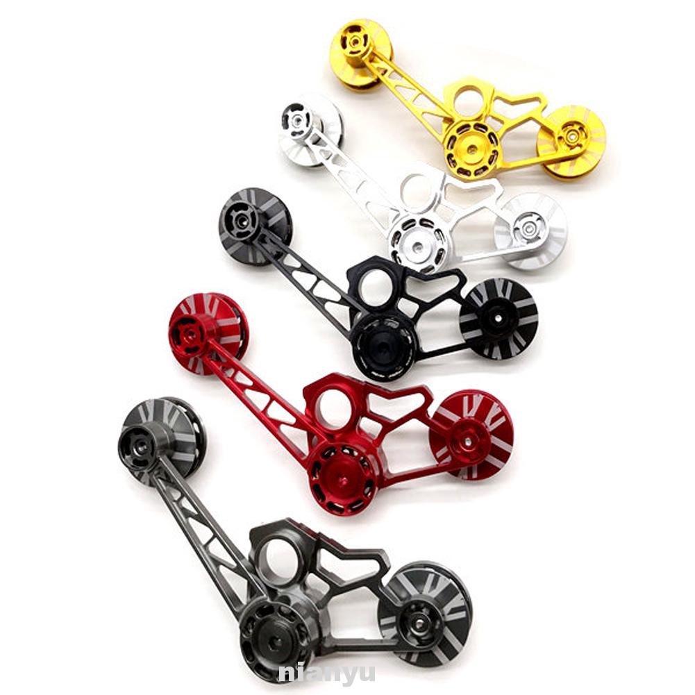 Bicycle Chain Tensioner Rear Derailleur Aluminium Alloy Stable Fastener