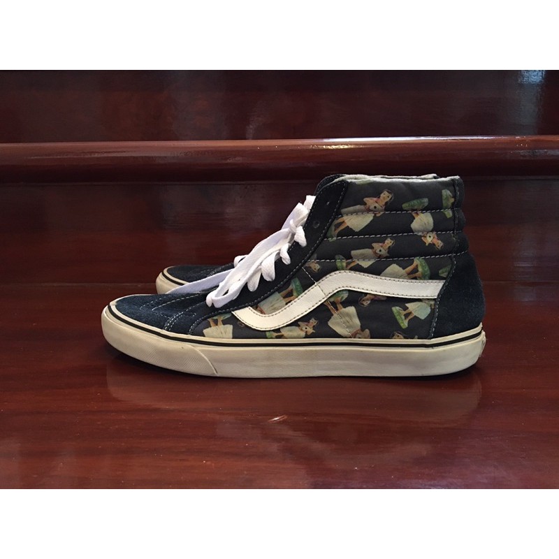 รองเท้าหุ้มข้อมือสอง VANS OFF THE WALL SK8-HI REISSUE DIGI HULA PARISIAN NIGHT HAWAII Size 10.5US มื