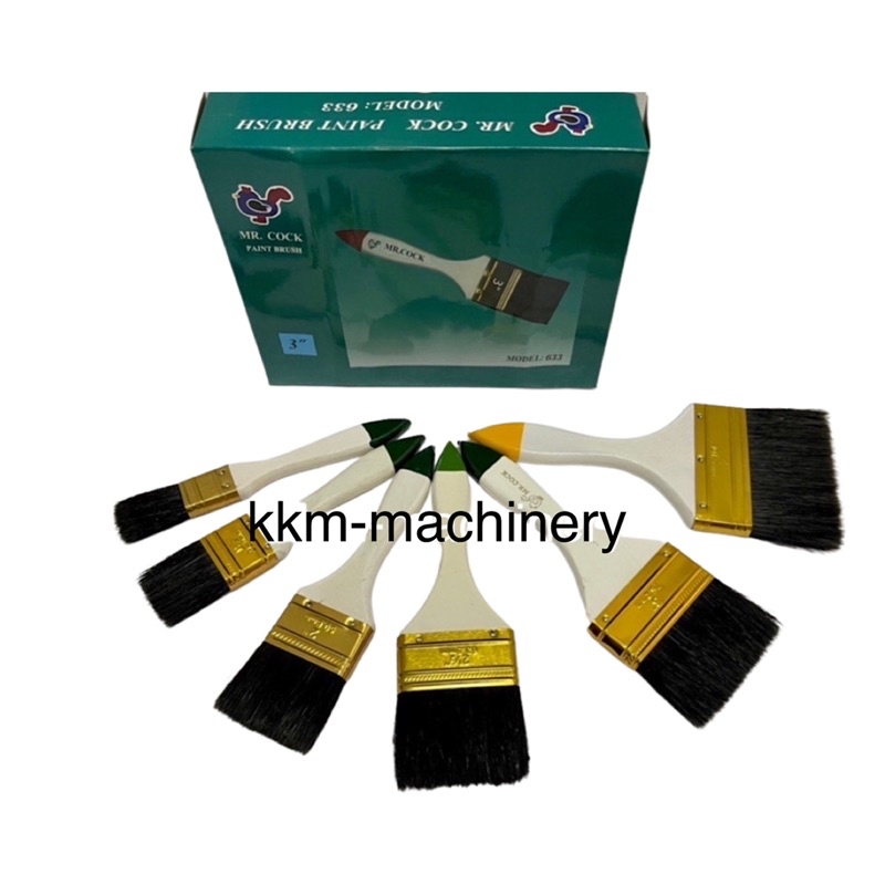 แปรงทาสี 1”-4” รุ่น 633 Mr.cock ราคาถูก