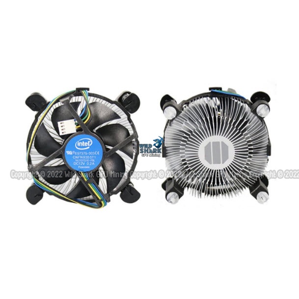 ของใหม่พร้อมส่งจากไทย ซิงค์ Sink พัดลม  CPU Intel 775 1151 1150 1155 1156 1200 I3 I5 I7 มีประกัน รุ่นฐานอลูมิเนียมแท้