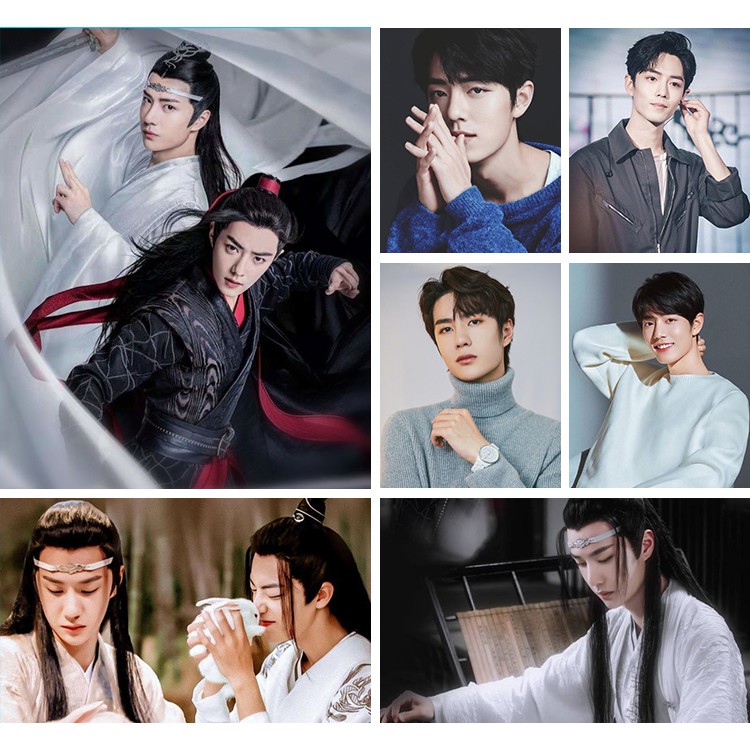 Drofe 【40X50ซม.】~Xiaozhan&Wangyibo ภาพจิตรกรรมบนผ้าใบสําหรับติดตกแต่งผนังบ้าน