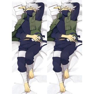 ปลอกหมอน ผ้ากํามะหยี่ ลายการ์ตูนนารูโตะ Dakimakura Hatake Kakashi ขนาด 50X150 ซม. สําหรับตกแต่งบ้าน เตียง