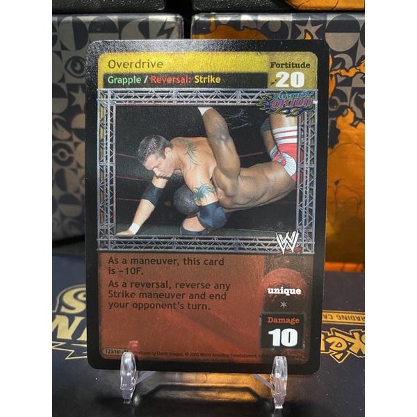 Wwe Raw Deal Overdrive Armageddon Randy Orton Starter Deck ฟอยล์พิเศษ