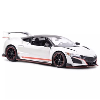 โมเดลรถเหล็กACURA NSX 1018 ขนาดตัวรถ1/24 ประตูรถสามารถเปิดปิดได้รายละเอียดสวยสมจริงเป็นงานโมเดลสำหรับตั้งโชว์