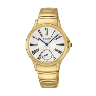 Seiko นาฬิกาข้อมือผู้หญิง SRKZ56P1 Gold Stainless-Steel Quartz Watch