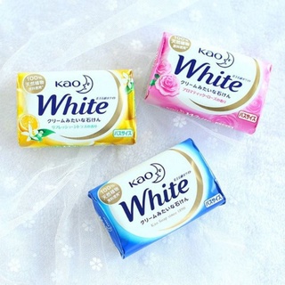 สบู่วิปโฟม ฟองครีมนุ่ม white จาก Kao แท้จากญี่ปุ่น ผิวสะอาดเนียน ใส