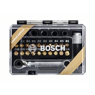 Homehapp  ดอกไขควงและลูกบ๊อกซ์พร้อมด้ามขัน BOSCH รุ่น IXO SDB Set 27 pcs. (ชุด 27 ชิ้น) สีน้ำเงิน