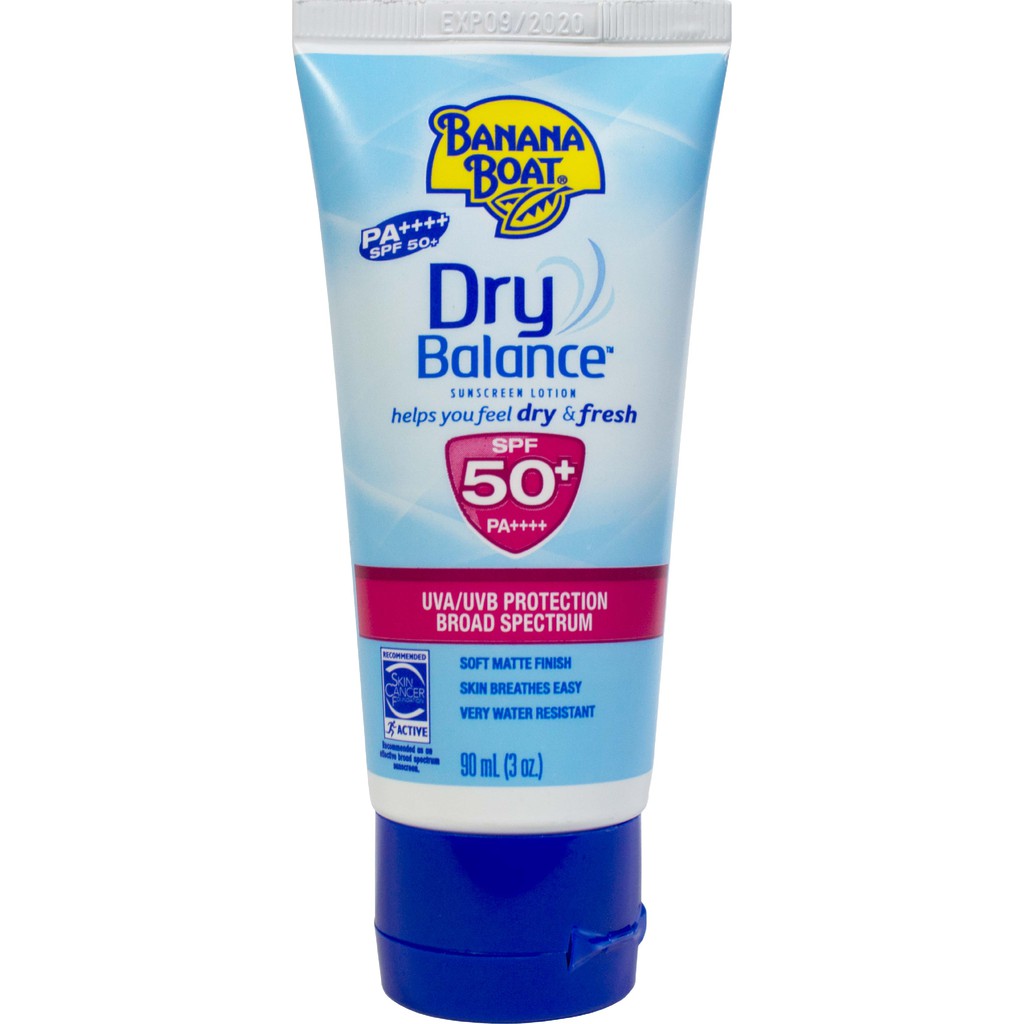 Banana Boat Dry Balance Sunscreen Lotion SPF 50+ PA+++90ml Shopee