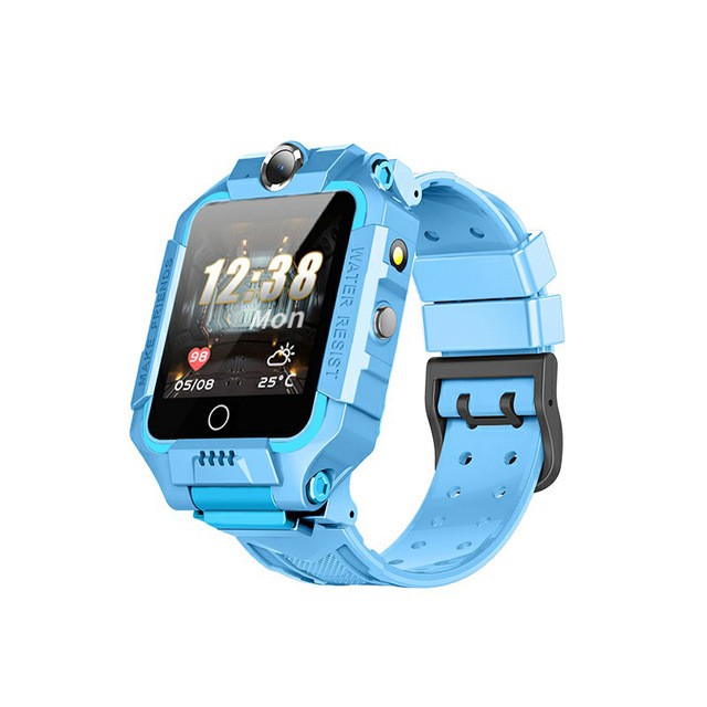 สีฟ้า-Rbb temperature watch kidsนาฬิกาข้อมือเด็กวัดไข้รุ่น q19f เมนูภาษาไทยโทรศัพท์สื่อสารมีกล้องถ่ายภาพมีระบบติดตามเด็ก