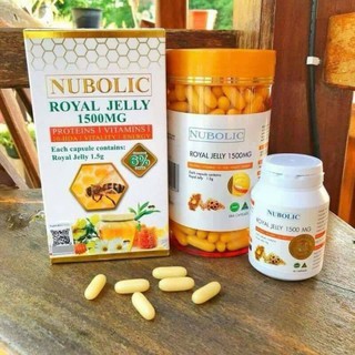 Nubolic Royal Jelly 1500 Mg. 6%10HDA นมผึ้ง นูโบลิก 365 แคปซูล