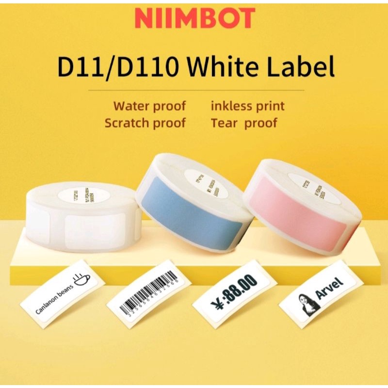 Niimbot D11/D110 สติ๊กเกอร์กันความร้อนสายข้อมูล