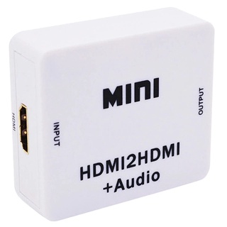 ตัวแยก Hdmi ดิจิทัล เป็นอนาล็อก 3.5 มม. 1080P Hdmi2Hdmi ไม่ต้องติดตั้งไดรเวอร์ plug and play