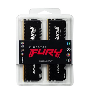 RAM DDR4-32GB-3600 (16GBX2) Kingston FURY Beast /KF436C18BBK2/32(Warranty Lifetime)