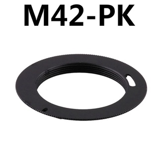 อะแดปเตอร์เลนส์เมาท์สกรู อลูมิเนียม M42 สําหรับ M42-PK Mount Ring Rebel สําหรับ PK DSLR และฟิล์ม SLR