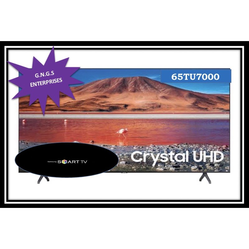 SAMSUNG UA65TU7000KXXT CRYSTAL UHD 4K SMART TV ปี 2020 ขนาด 65 นิ้ว