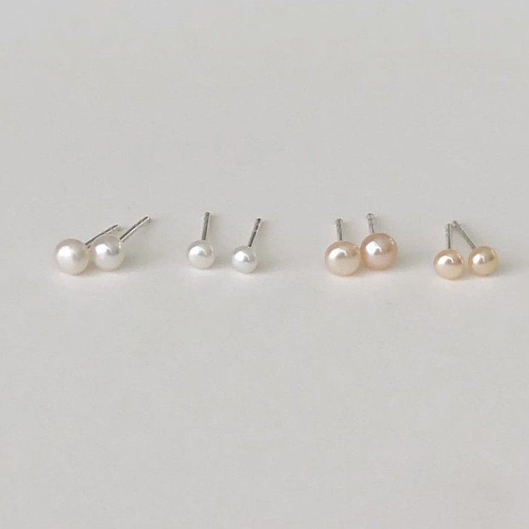 Winterwinter Jewelry Silver925 : เครื่องประดับเงินแท้ เงินแท้925 ต่างหูเงินมุกแท้