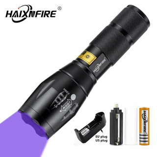 Haixnfire G700 365nm UV LED Torch ไฟระบุสีม่วง ไฟฉาย