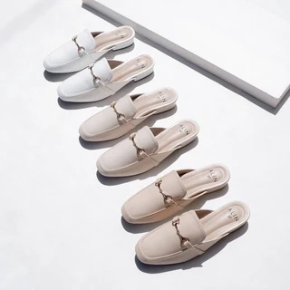พร้อมส่ง-ALIN BRAND คัชชูเปิดส้น วัสดุเกรดพรีเมี่ยม ใส่สบายมากกก *ลลิน