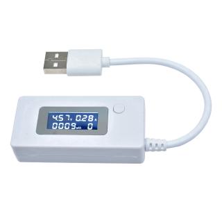 DIYMORE เครื่องทดสอบแรงดันไฟฟ้า หน้าจอ LCD แบบเสียบ USB