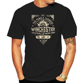 Supernatural เสื้อยืดลําลอง แขนสั้น พิมพ์ลาย Sam Dean Winchester Hunters Brothers 67 Impala สําหรับผู้ชายS-5XL