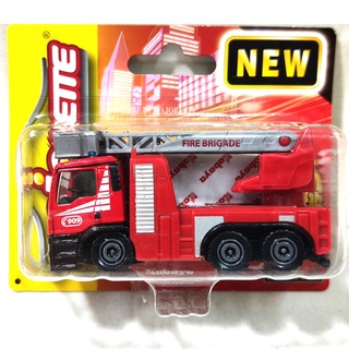 รถเหล็ก Majorette รถดับเพลิง Man Fire Brigade Truck City Model