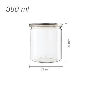 307 Series-GKPE 380 กระป๋องพลาสติก PET Easy Open 380 ml. พร้อมฝาอลูมิเนียมและฝาพลาสติก บรรจุลังละ 180 ชุด