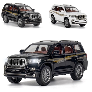 โมเดลรถยนต์ 1:24 TOYOTA PRADO ของเล่นสําหรับเด็ก