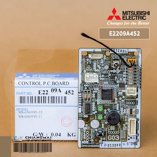 E2209A452 แผงรับสัญญาณรีโมทแอร์ Mitsubishi Electric ตัวรับสัญญาณแอร์มิตซูบิชิ รุ่น MS-GN09VF-T2, MS-GN09VF-T1