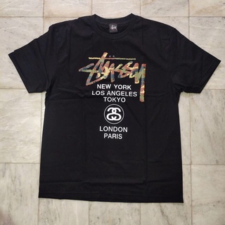 [S-5XL]cfbN   รุ่น เสื้อ Stussy เสื้อยืด Stussy skateboard เสื้อสตรีท โอเวอร์ไซส์ยืด.สบาย.รัก