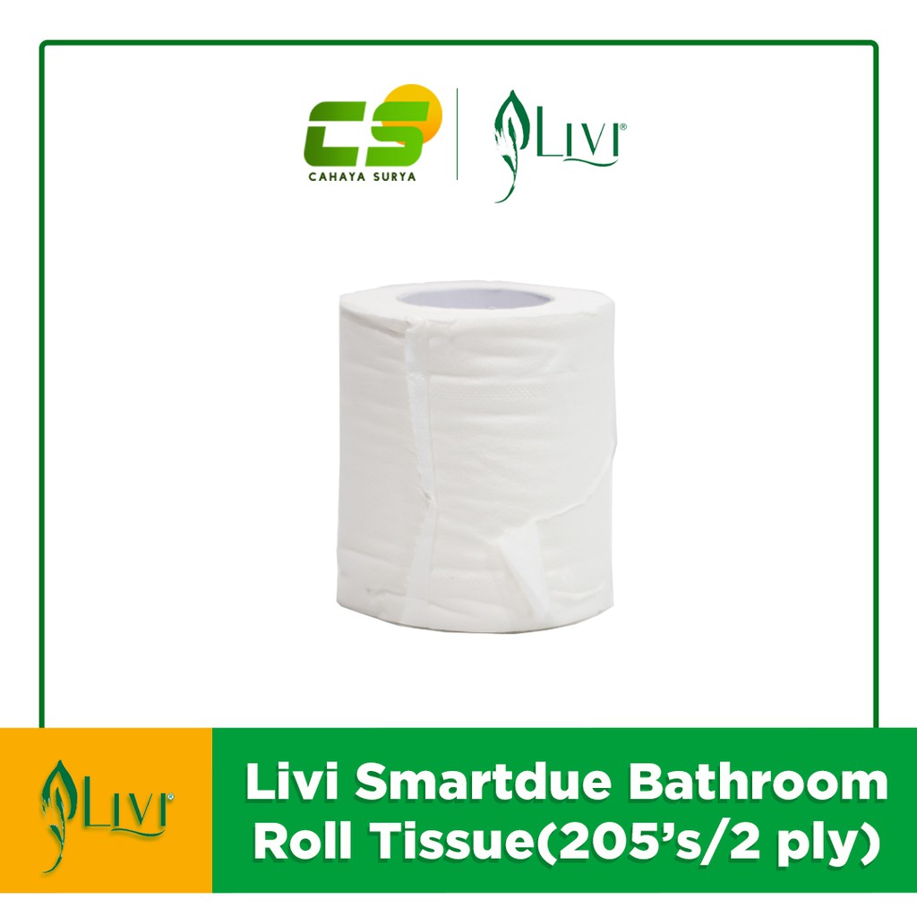 ม้วนกระดาษทิชชู่ LIVI สําหรับห้องน้ําห้องสุขา 205s