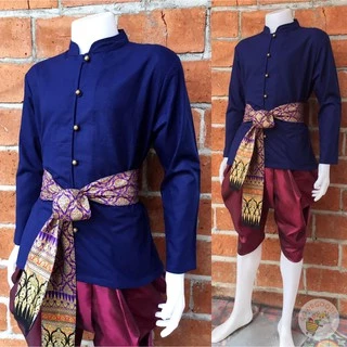 เก็บเงินปลายทาง เสื้อทรงพี่หมื่นแบบสีพื้น หลายไซส์ ใส่สบาย ใส่แล้วหล่อเท่ห์ เสื้อพี่หมื่น