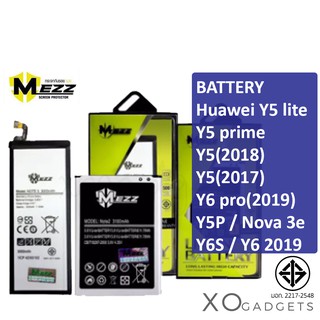 Mezz แบตเตอร์รี่ Huawei Y5 lite Y5 prime Y52018 / Y5 2017 / Y6 pro 2019 / Y5P / Nova 3e Y6S / Y6 2019 HB405979ECW มี มอก