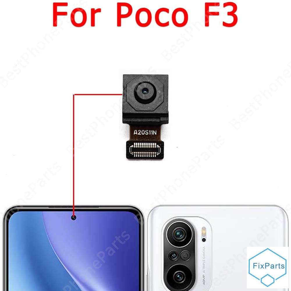 อะไหล่โมดูลกล้องเซลฟี่ ขนาดเล็ก แบบเปลี่ยน สําหรับ Xiaomi Mi Poco F3