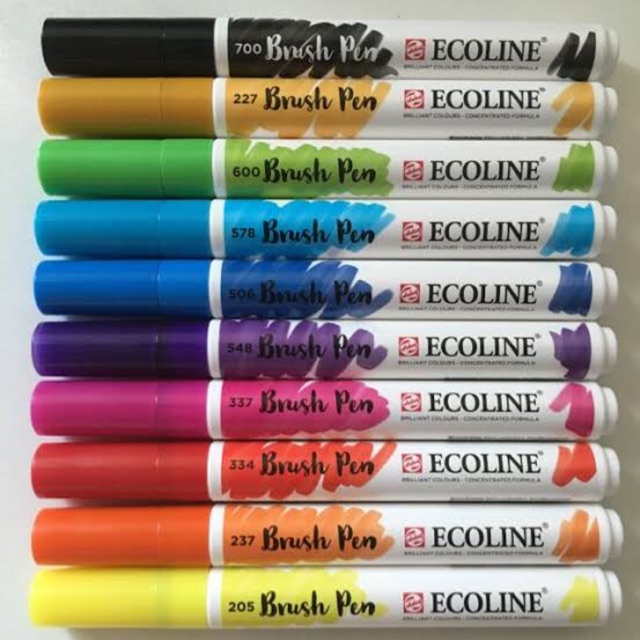 Ecoline Brush pen ปากกาสีน้ำหัวพู่กัน