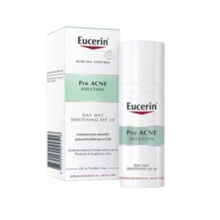 141@Eucerin Pro ACNE Day Mat Whitening 50ml.SPF 30 ยูเซอรีน โปรแอคเน่ เดย์ แมท ไวท์เทนนิ่ง.