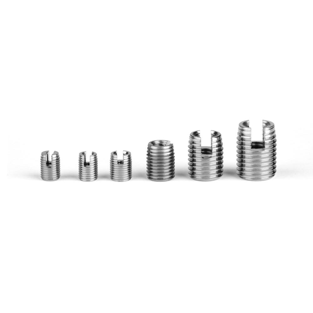 60pcs 6 Differents of size 302 Type Carbon Steel Screw Thread Inserts ...